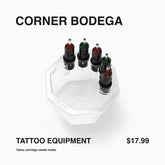 Tattoo needle cup holder (CORNER BODEGA)