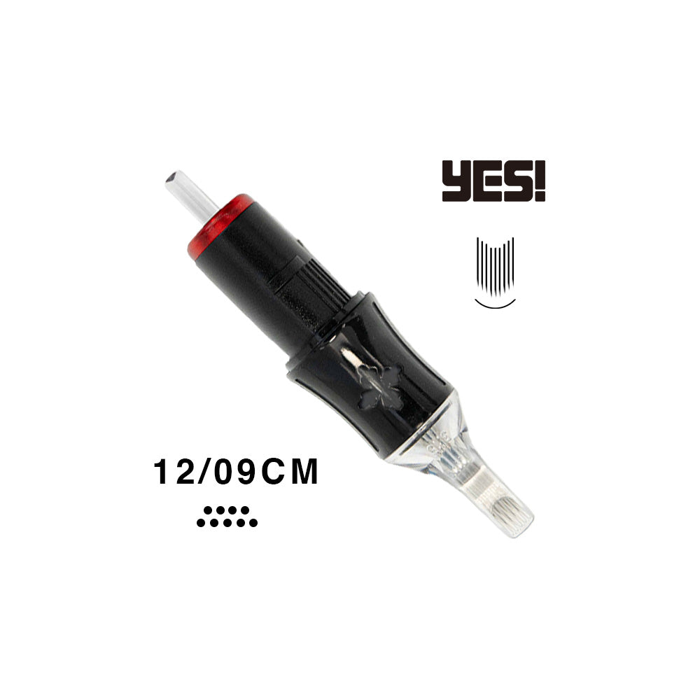 Curved Magnum Tattoo Needle Cartridges — 12/05CM–12/11CM
