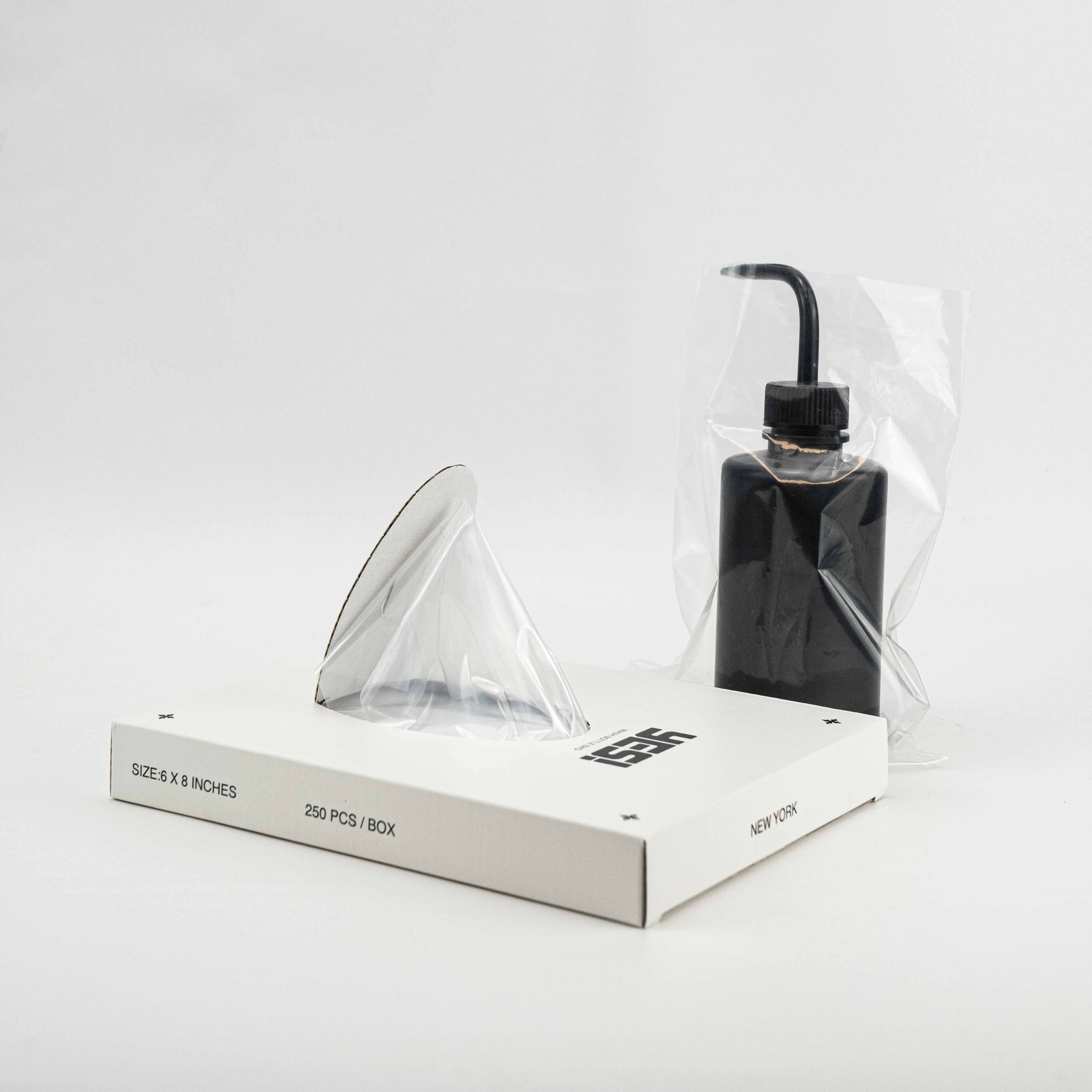 Tattoo Wash Bottle Bag – Disposable, Durable, Hygienic 6x8 Inches, 250 Pieces per Box Main image